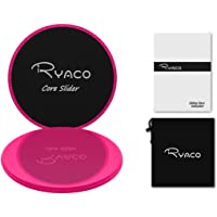 Ryaco 2X Discos Deslizantes para Fitness Abdominales con Bolsa de Transporte –Discos Doble Cara Deslizantes para Hogar…